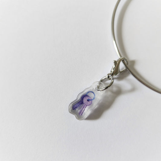 adhd planner| keys task charm task bracelet