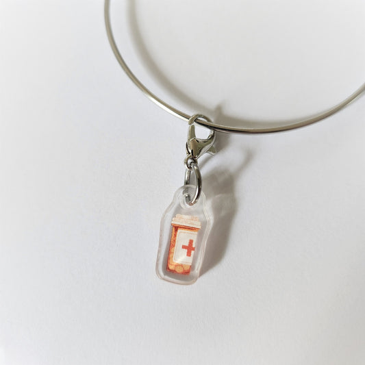 Medication Reminder Charm for Adults with ADHD | Pill Bottle task bracelet