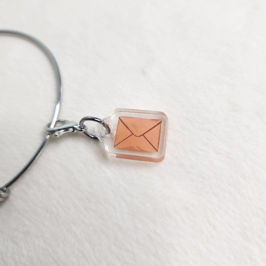 Task Charm envelope mail task bracelet