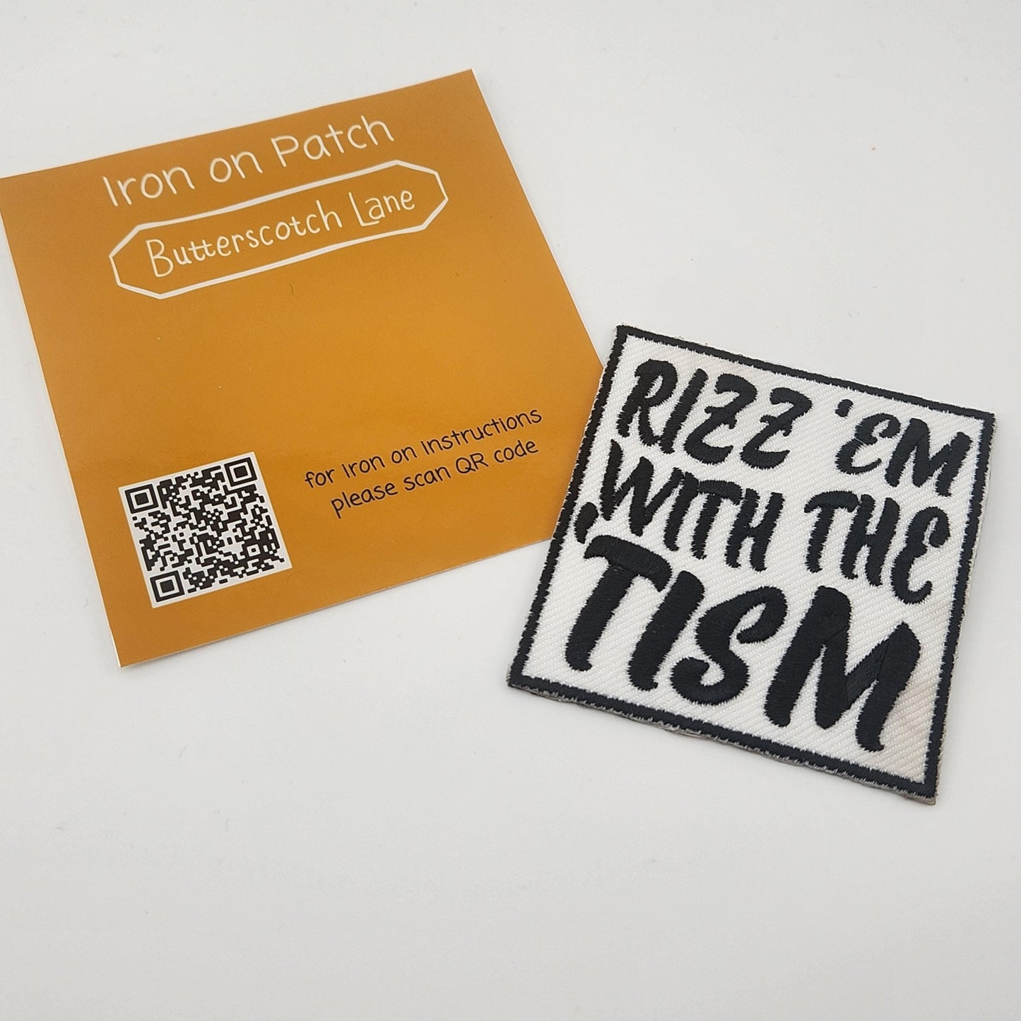 Autistic Pride Patch: Rizz 'em with the Tism Iron-On