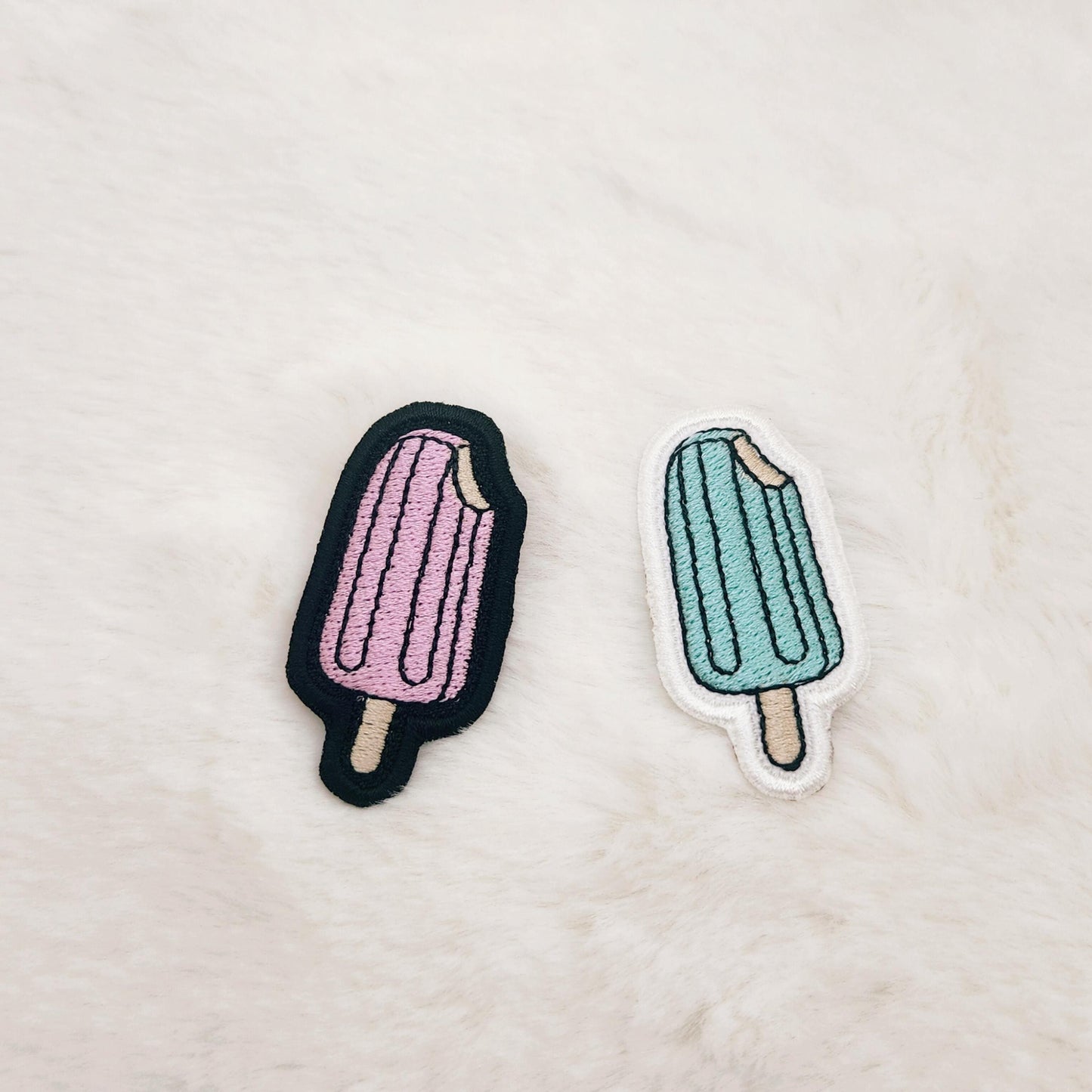 Icey Pole ice cream ice lolly popsicle Iron On Patch
