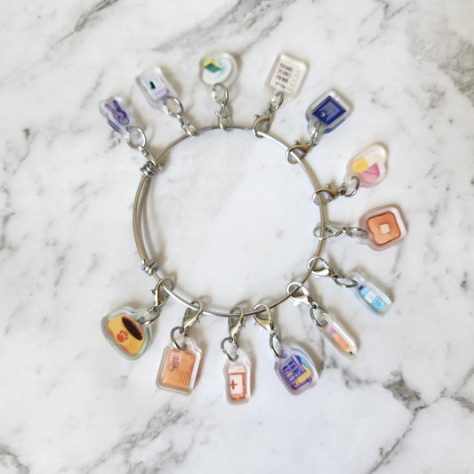 Task Bracelet for ADHD | Medication Reminder pill charm