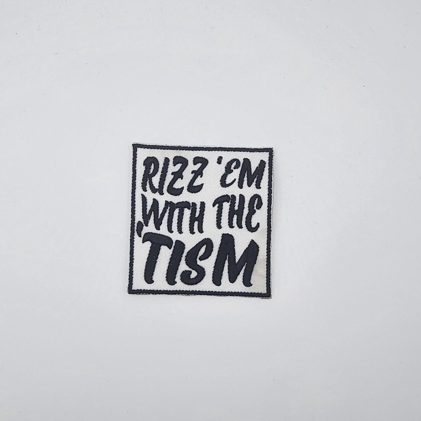 Autistic Pride Patch: Rizz 'em with the Tism Iron-On