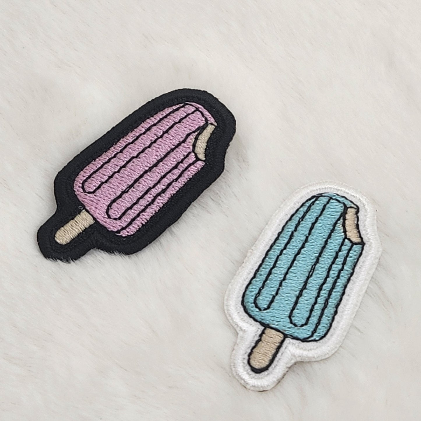 Icey Pole ice cream ice lolly popsicle Iron On Patch