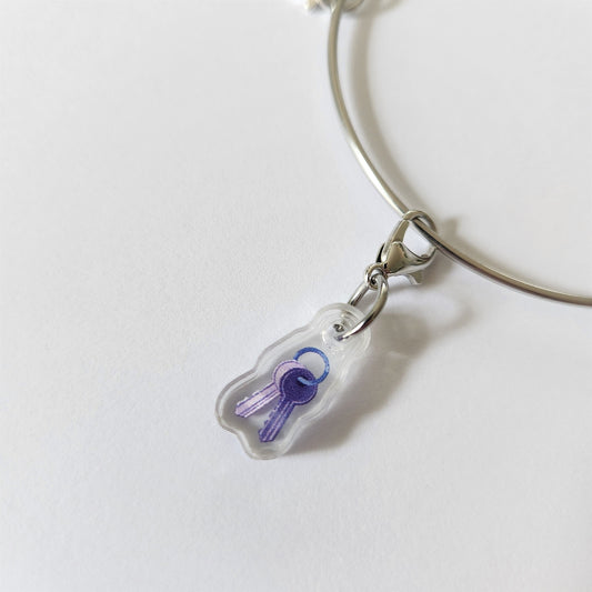 adhd planner| keys task charm task bracelet