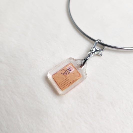 Task Charm envelope mail task bracelet