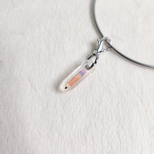 task charm pencil task bracelet